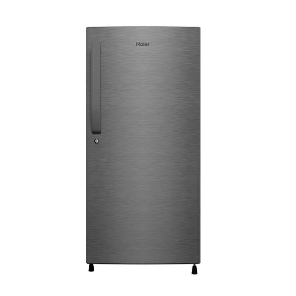 Haier 195 L 4 Star Direct-Cool Single-Door Refrigerator (Dazzle Steel)